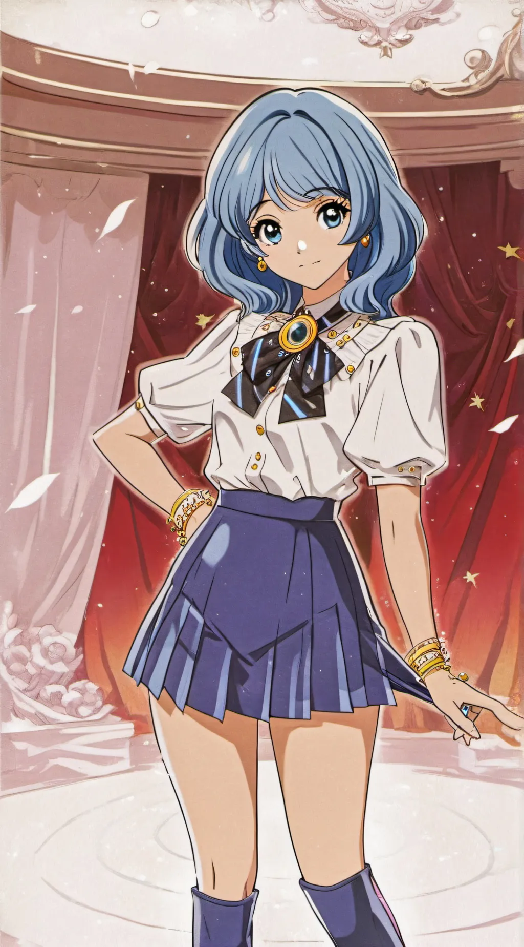 ai character: Popstar Janet background