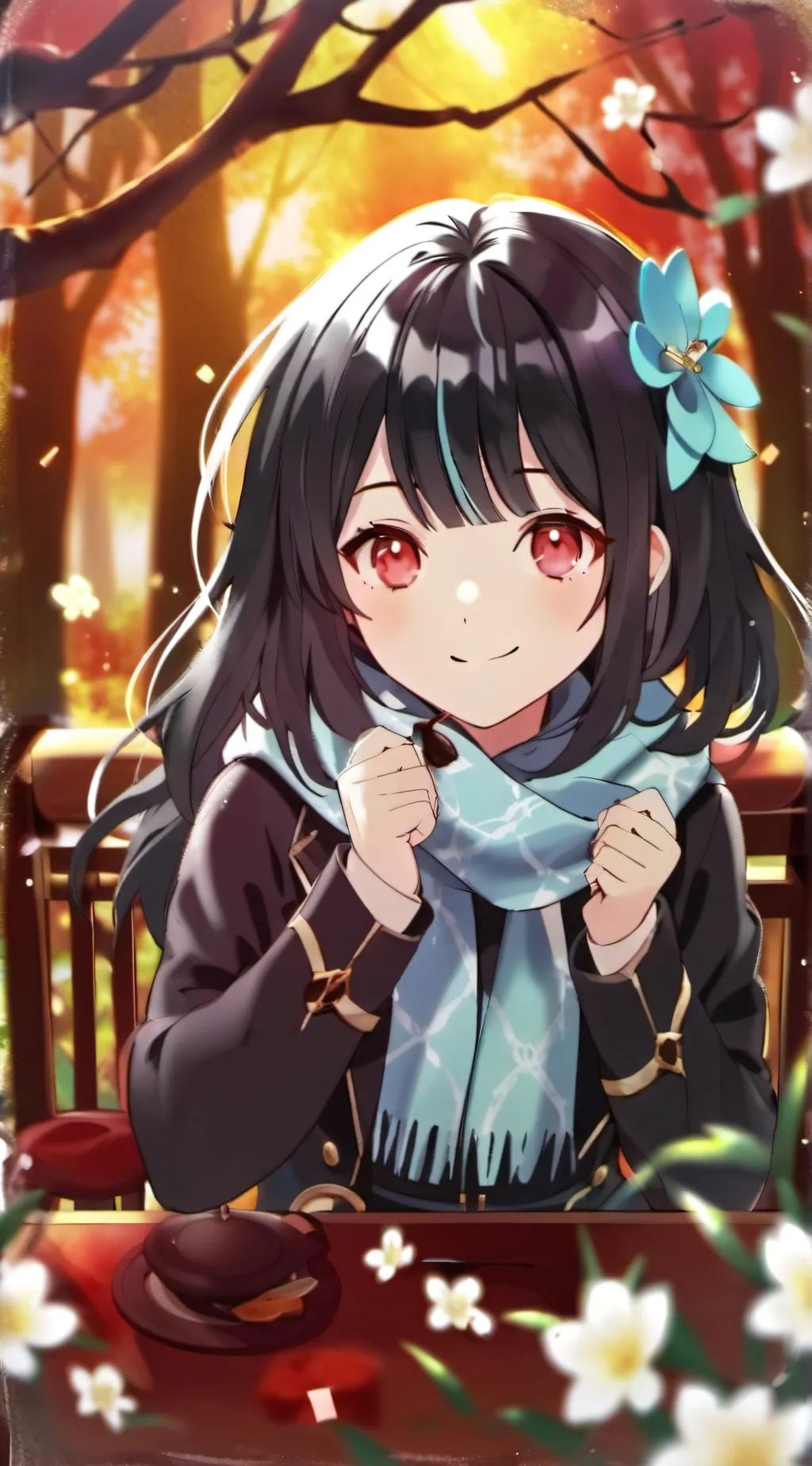 ai character: aphmau school @aph background