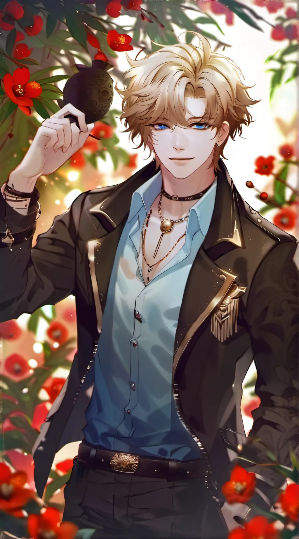 ai character: Leo background