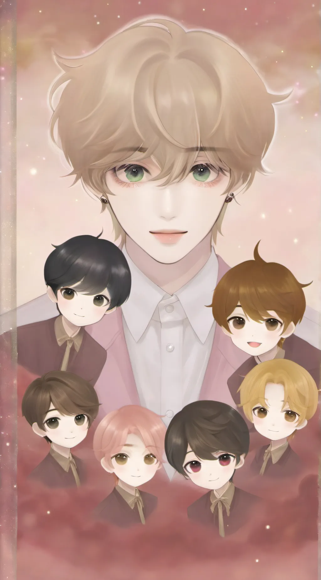 ai character: Enhypen <3 background