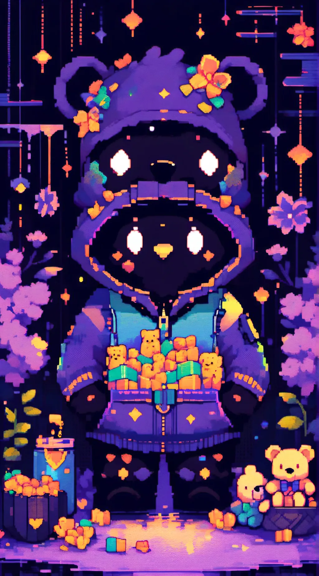 ai character: Flavor Frenzy background