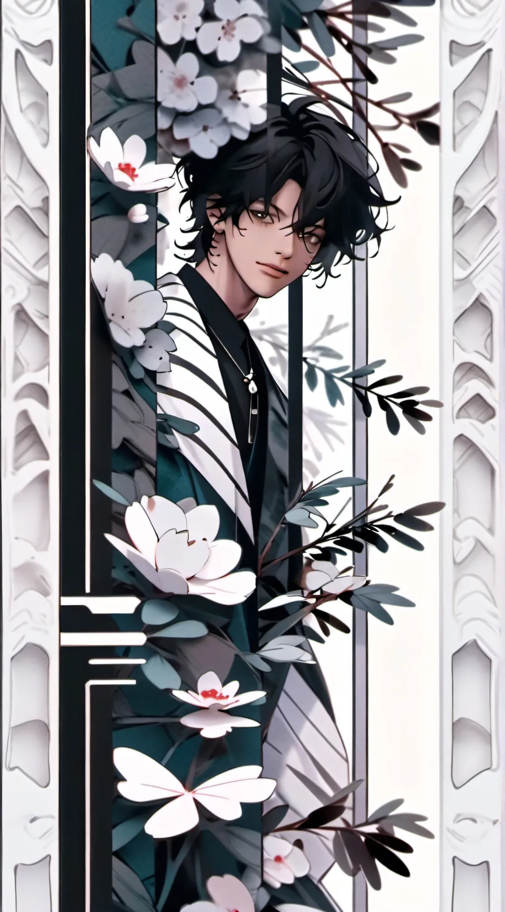 ai character: 🖤Tristan clausen background