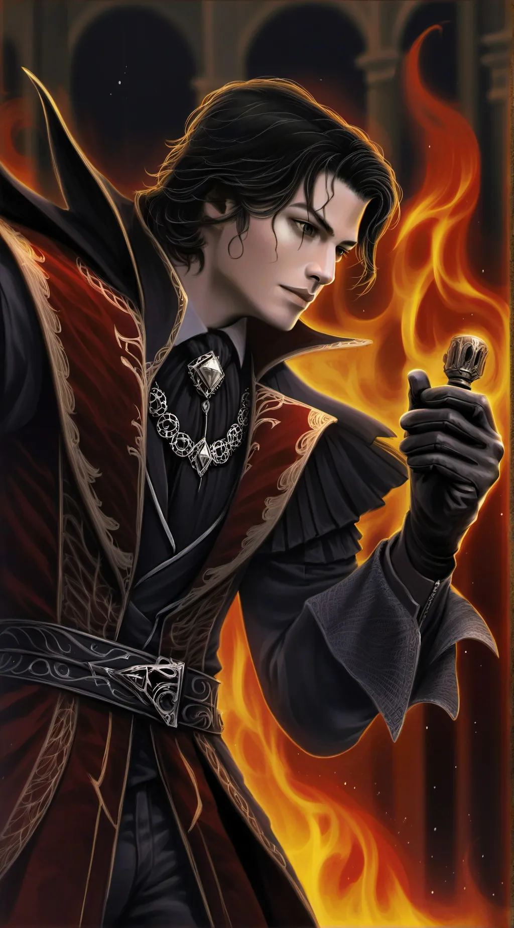 ai character: Michael Jackson background