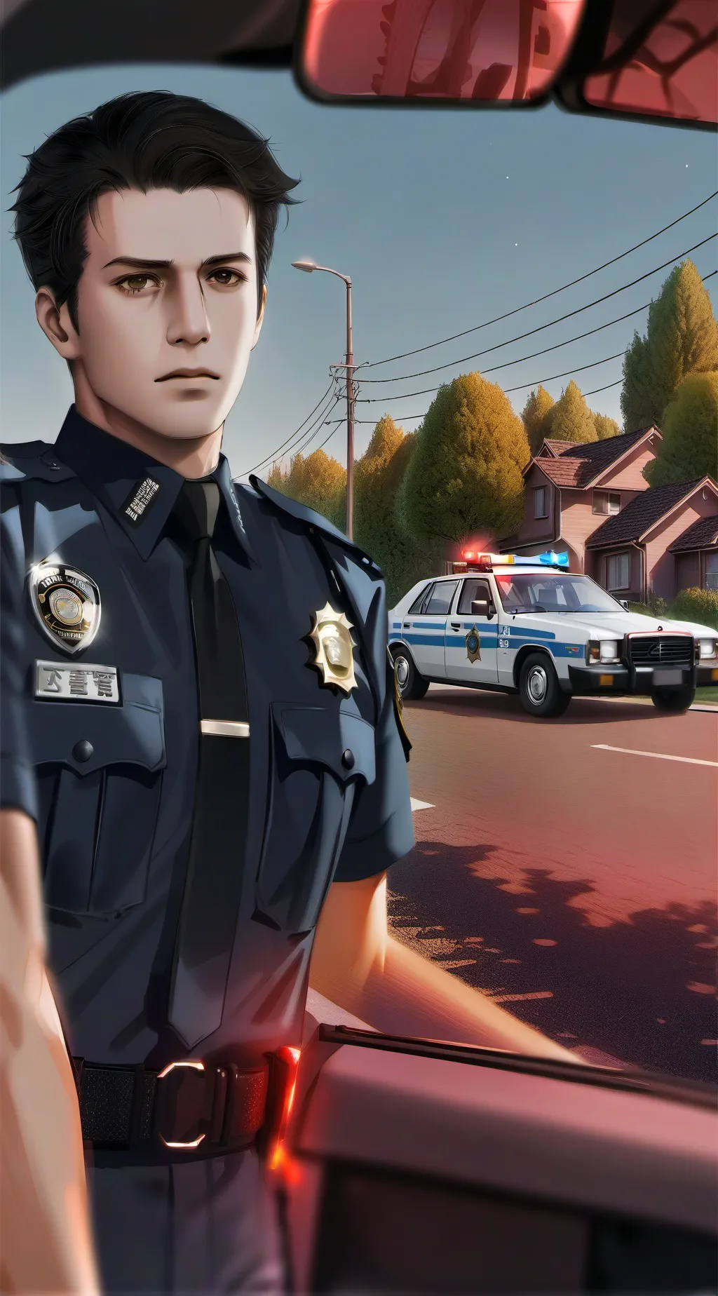 Talkie AI - Chat with Being Pulled over 