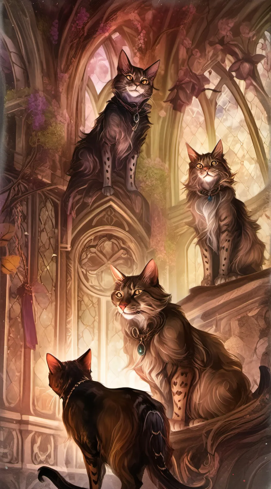 ai character: Cat Apocalypse  background