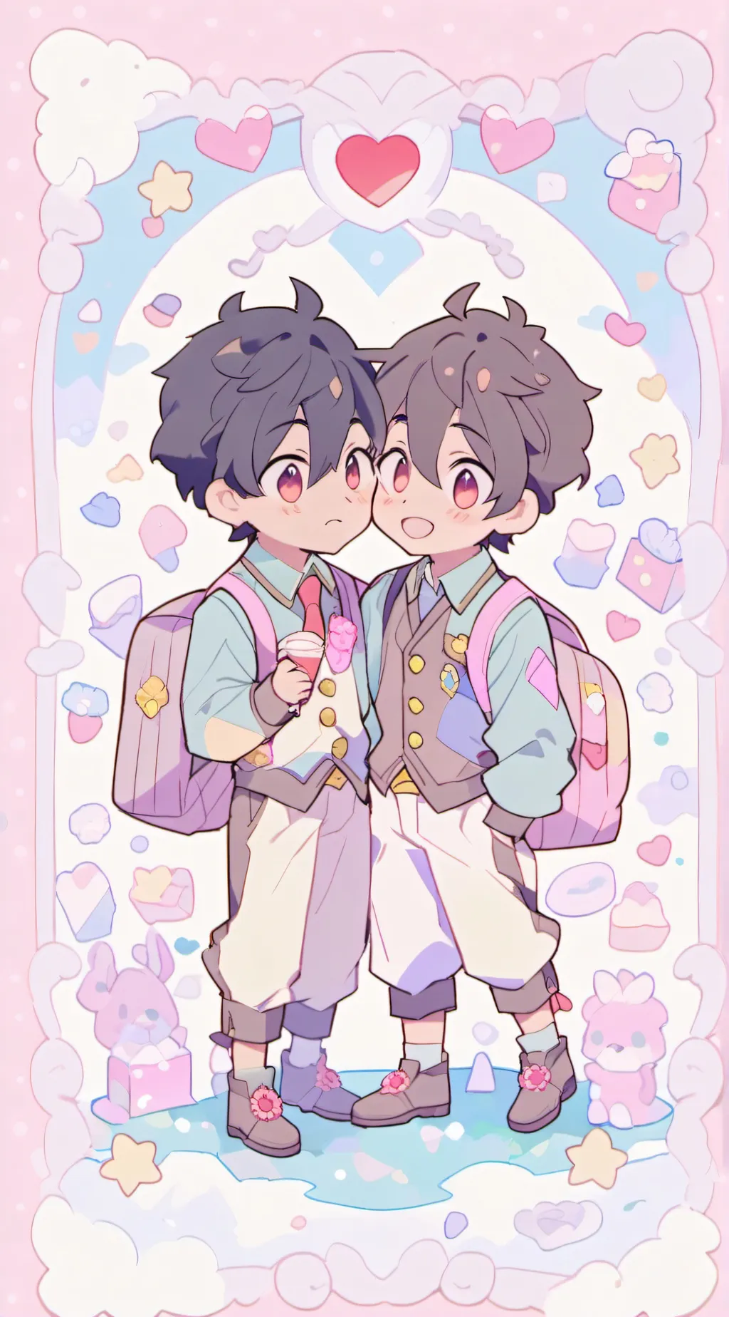 ai character: ( Goh x Ash ) background