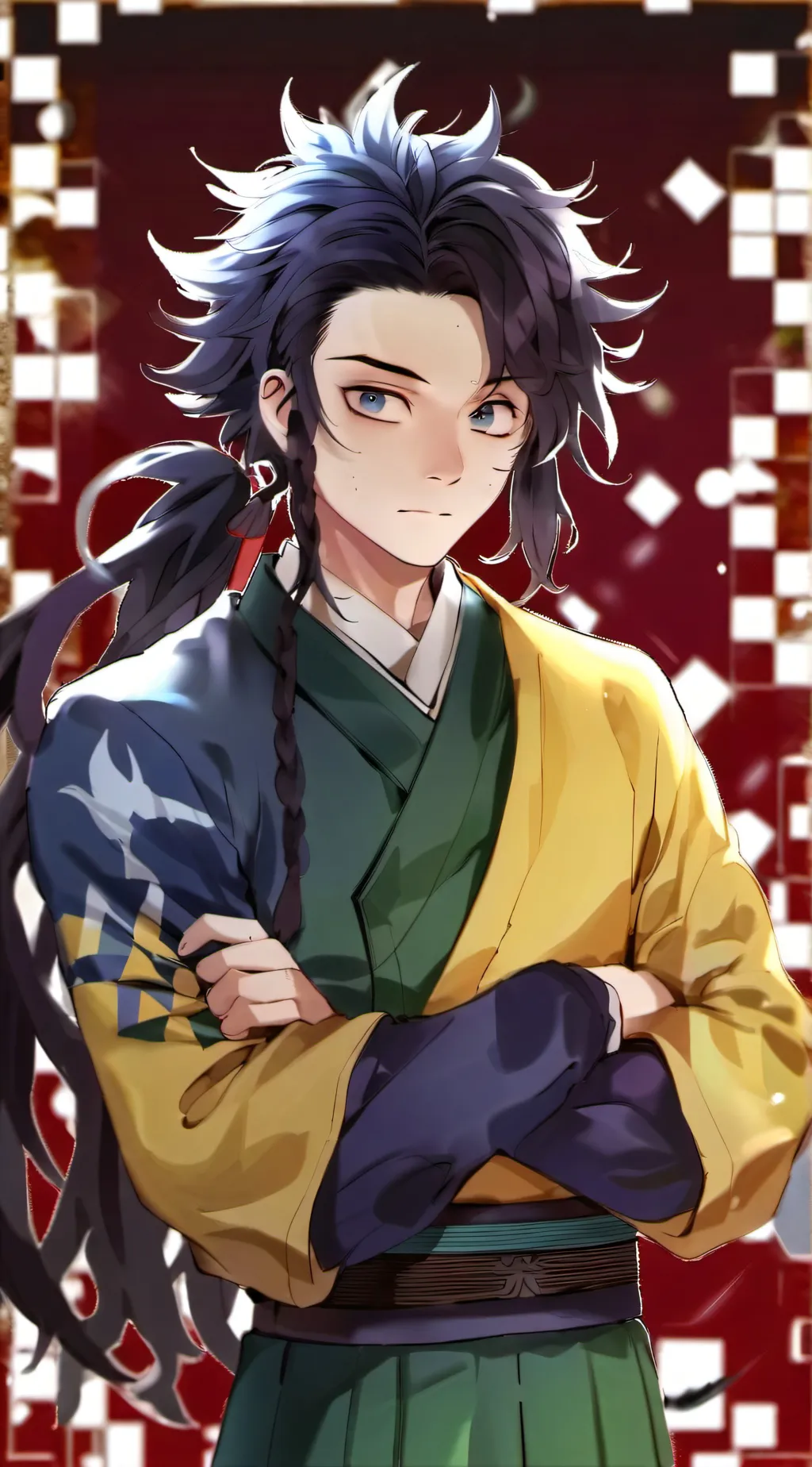 ai character: Giyuu gender swap! background