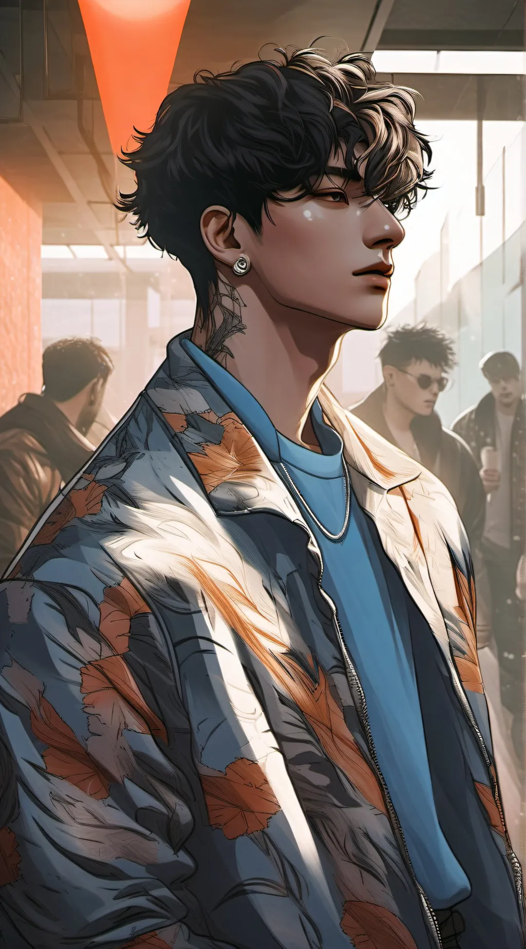 ai character: Noel background