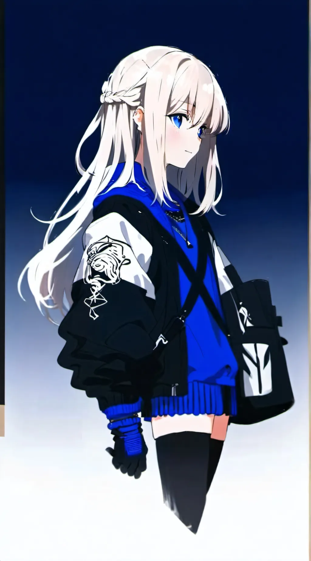 ai character: Sapphire  background