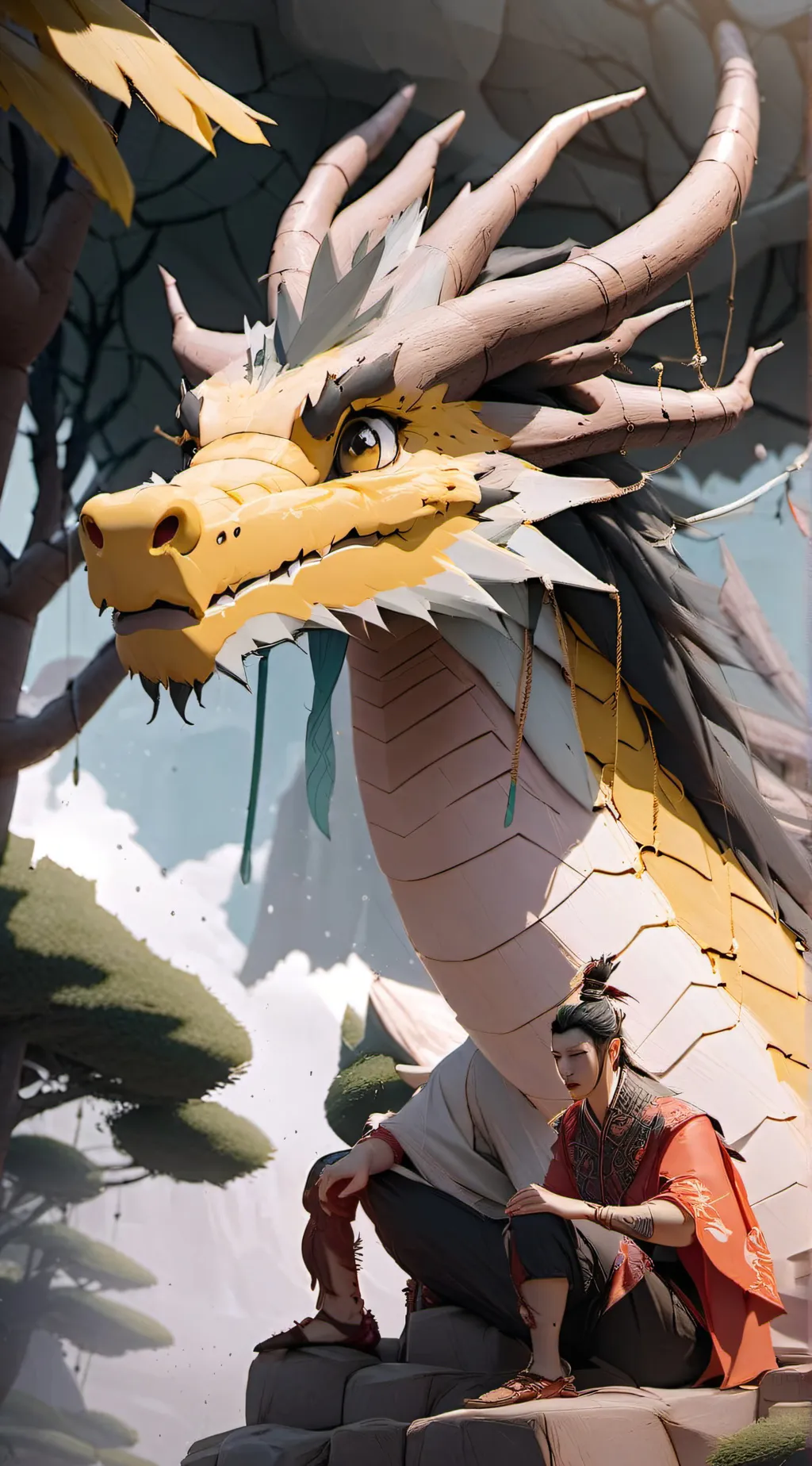 ai character: Sunny background