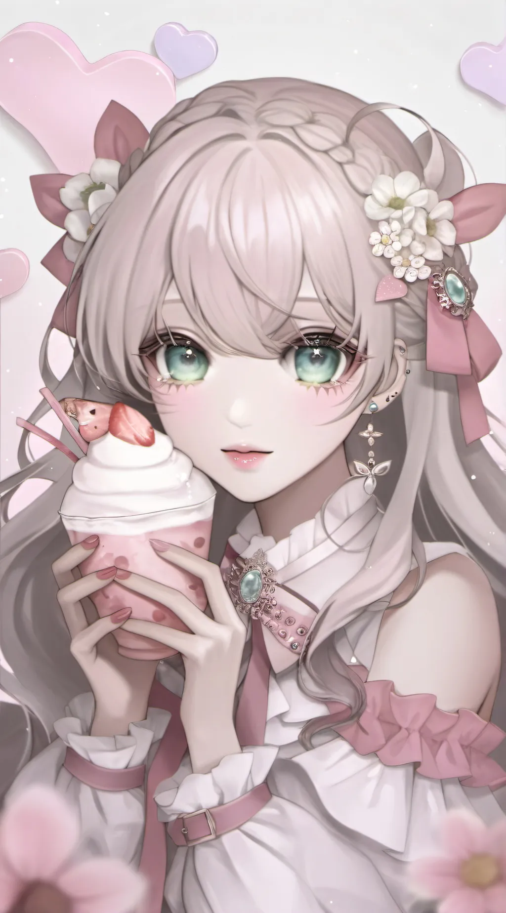 ai character: Gem background