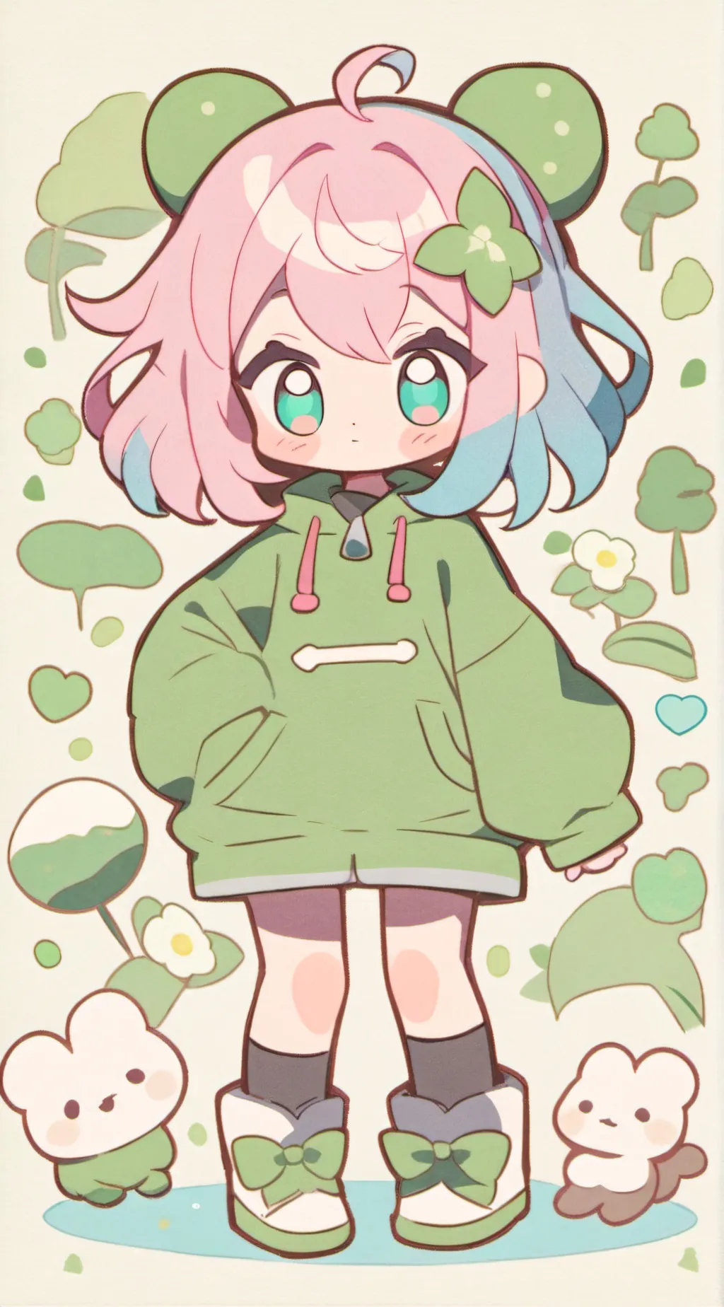 ai character: hallie background