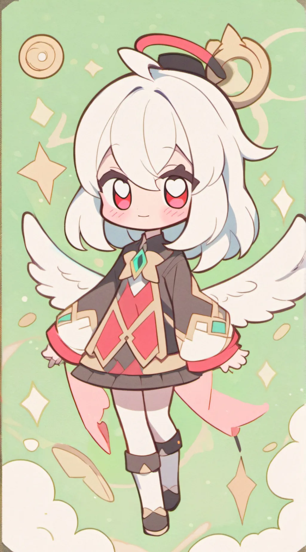 ai character: Radioapple kid🍎 background