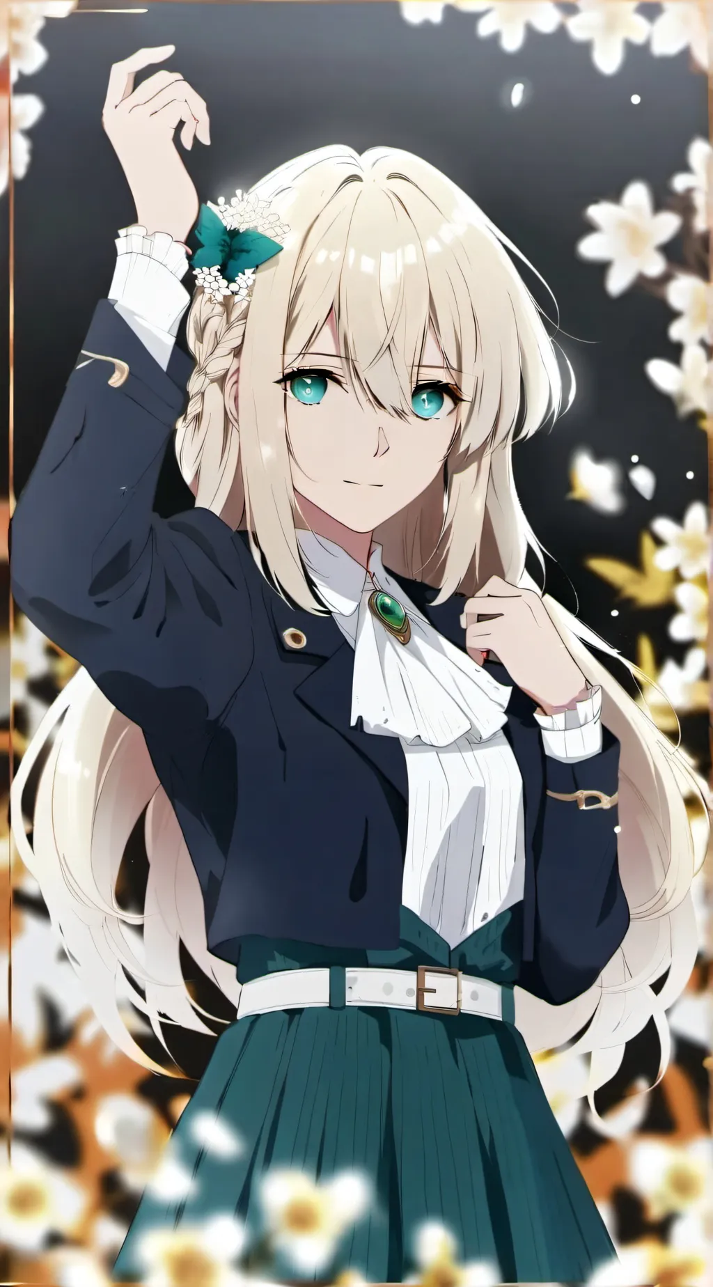 ai character: Mercedes  background