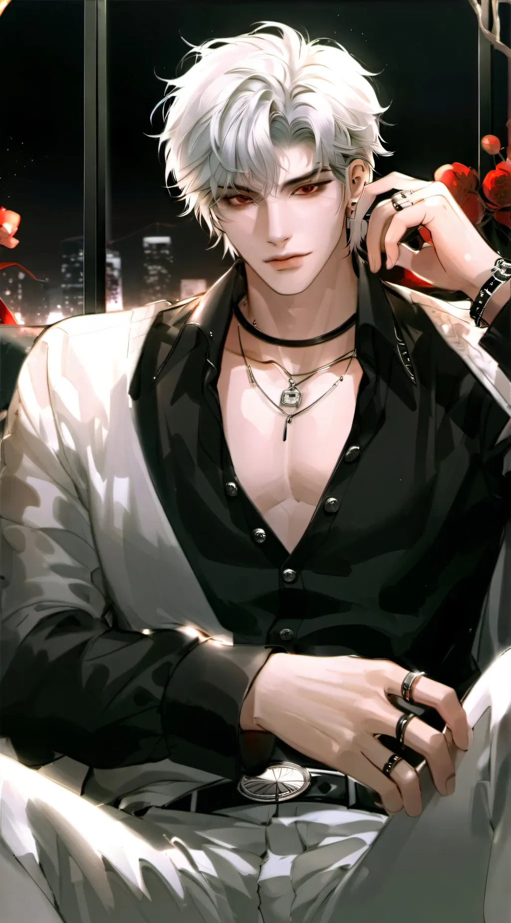 ai character: Ace Xsyche background