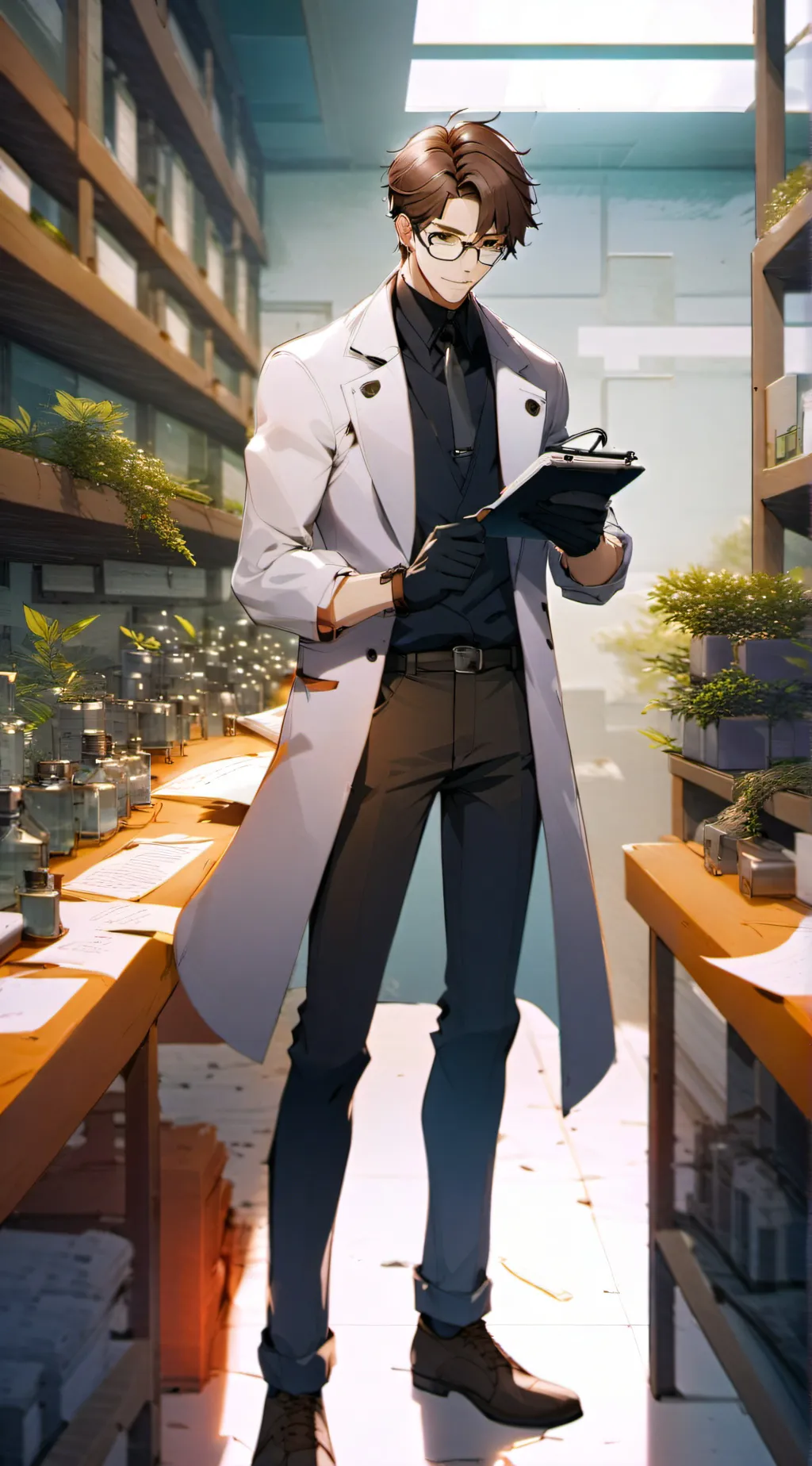 ai character: |•Scientist•| background