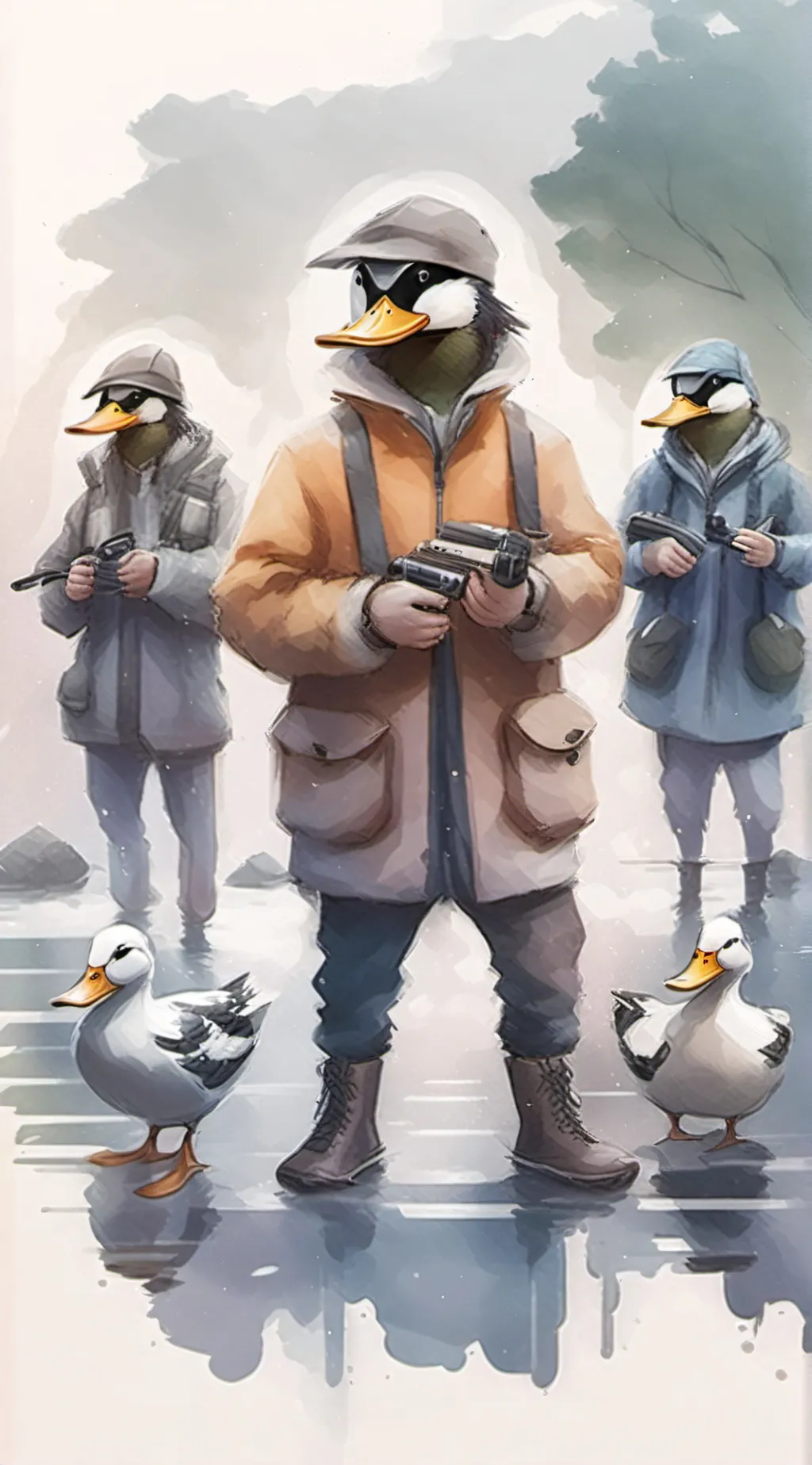 ai character: radio apple! background