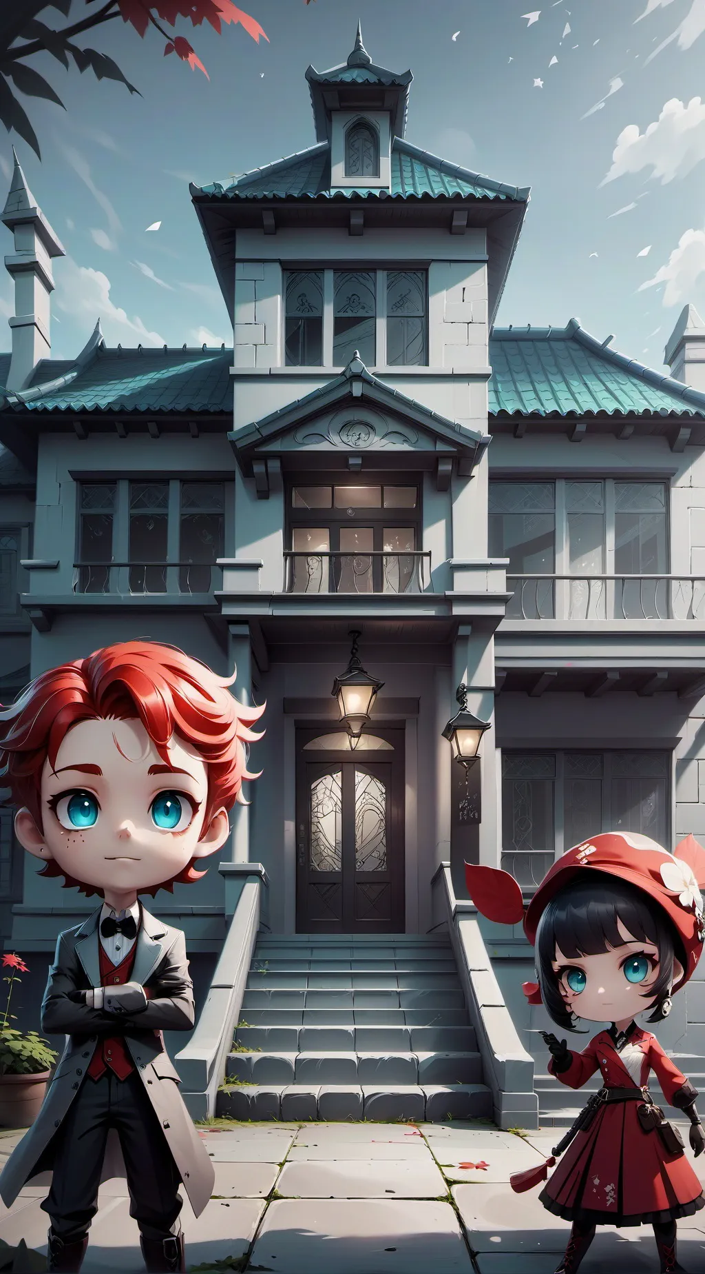 ai character: TRAP HOUSE🤭🤭 background