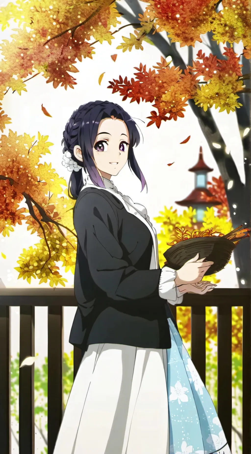 ai character: Hashira  background