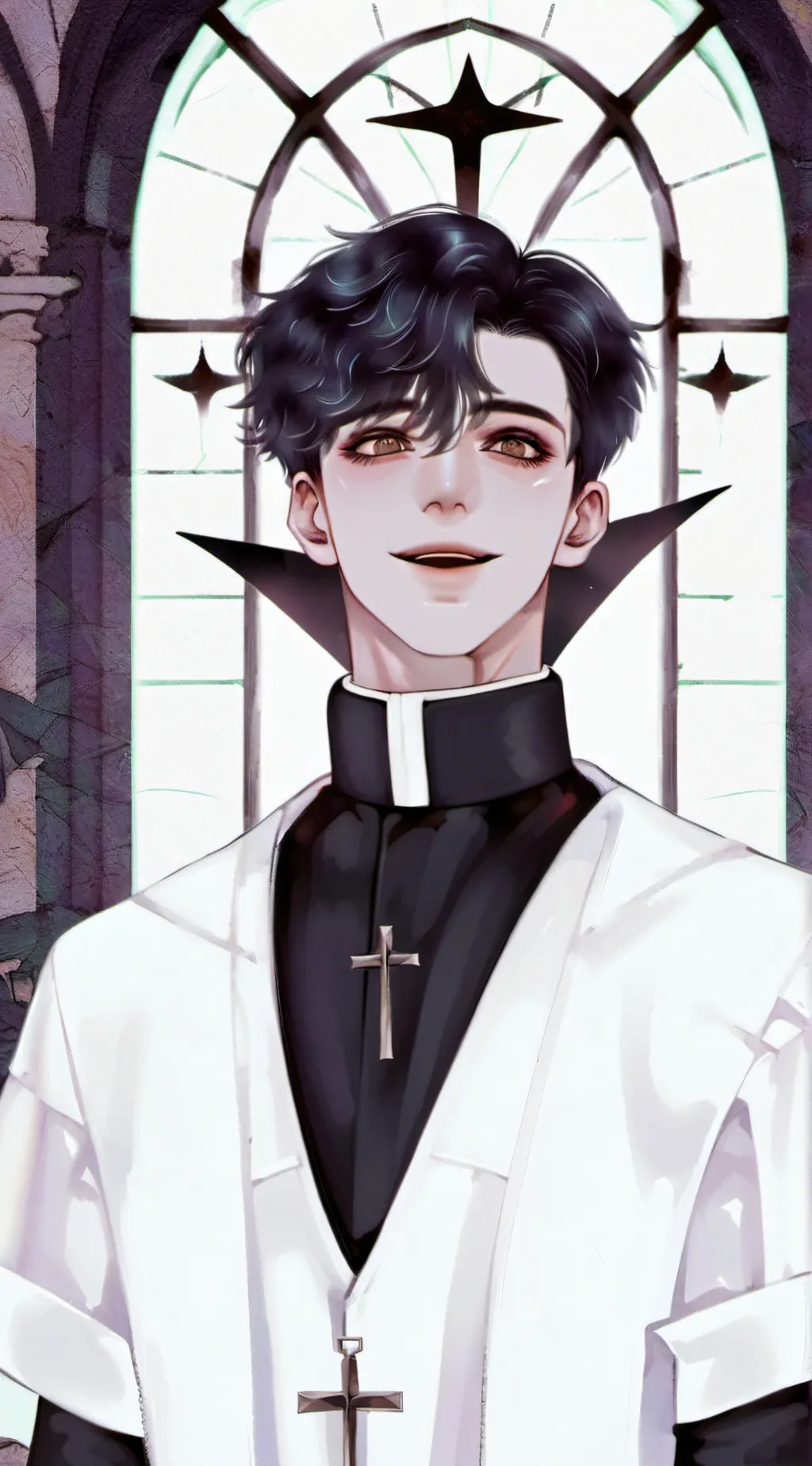 ai character: Matheo  background