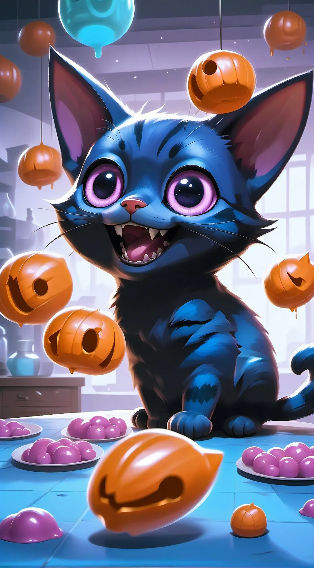 ai character: Catnap background