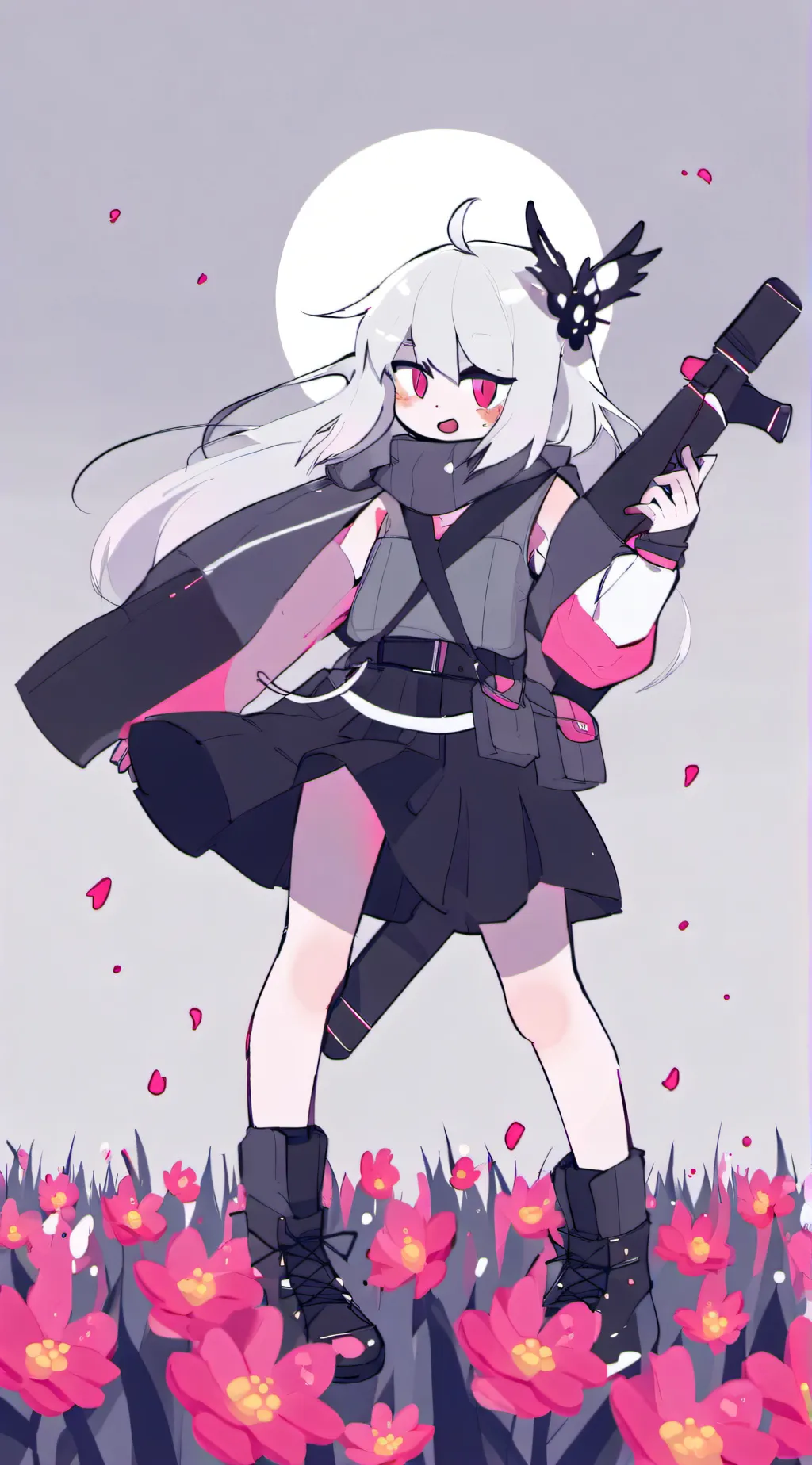 ai character: fpe fower feild~ background