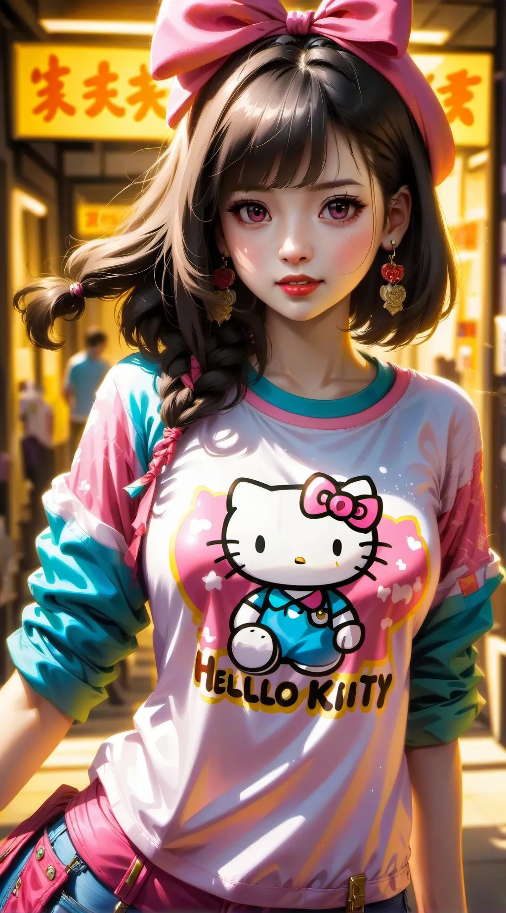 ai character: Queen. background