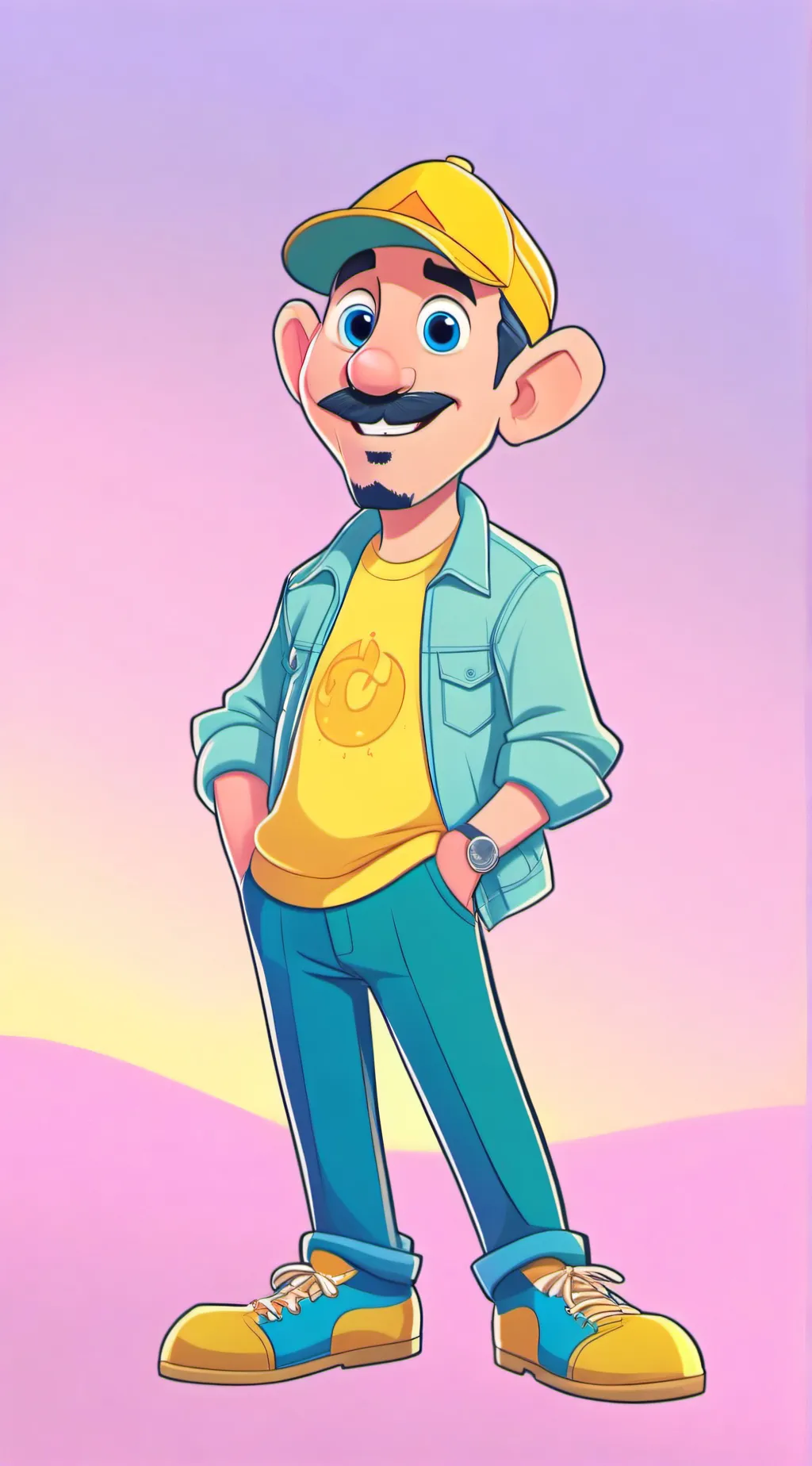 ai character: jeffy background