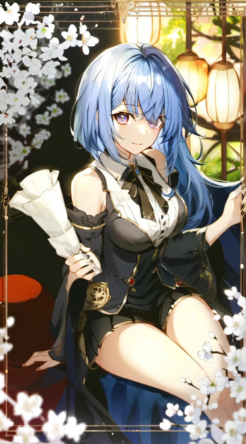 ai character: Luna background