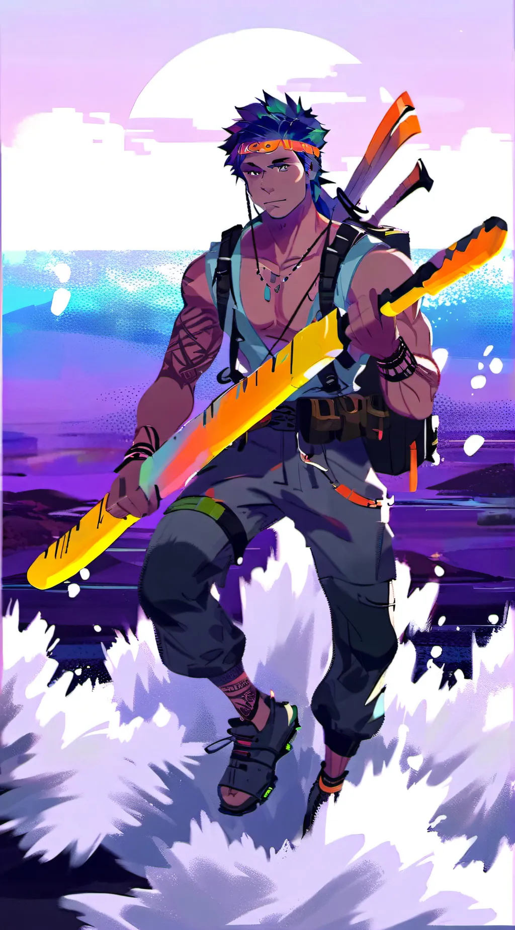 ai character: captain laser hawk background