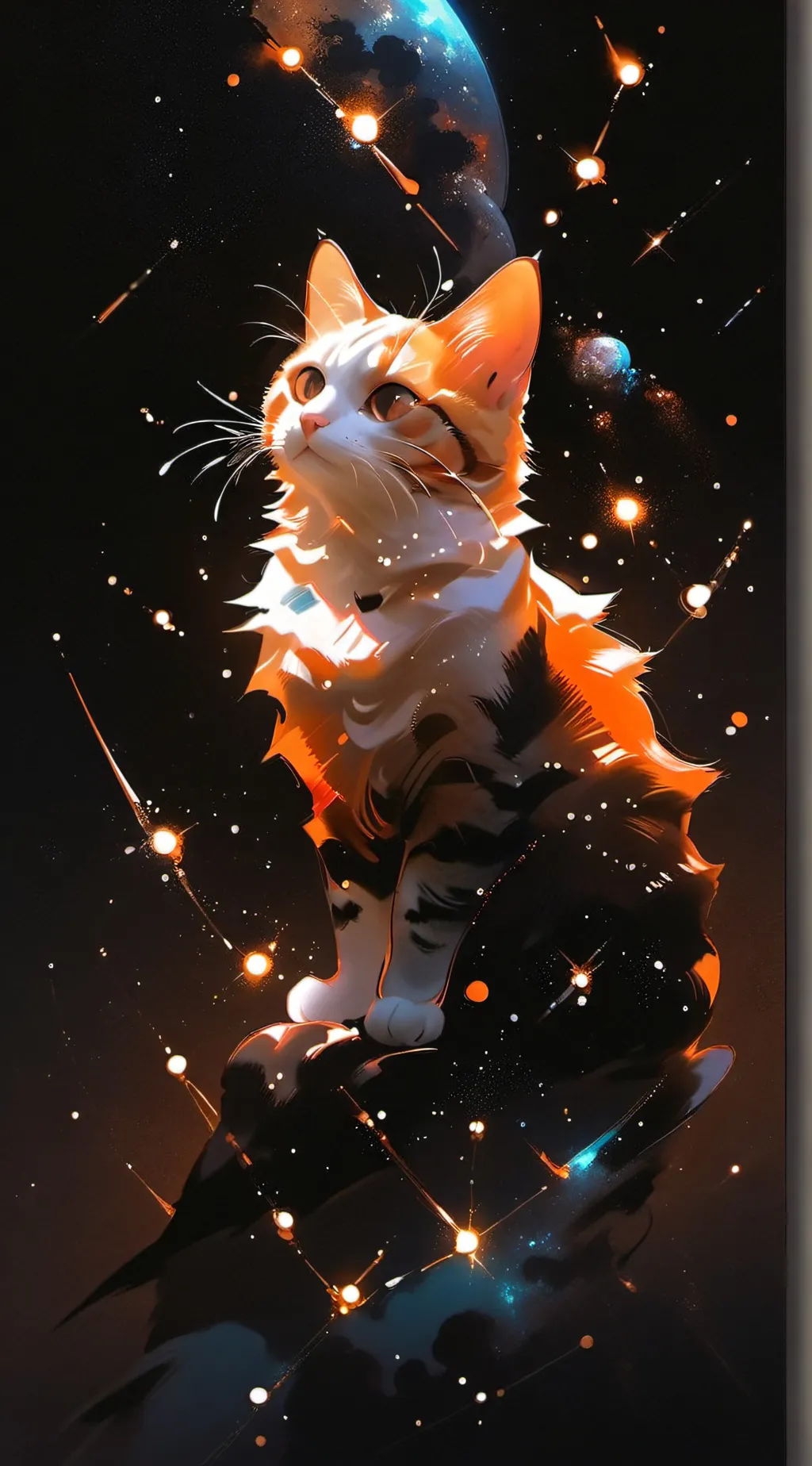 ai character: Mittens  background