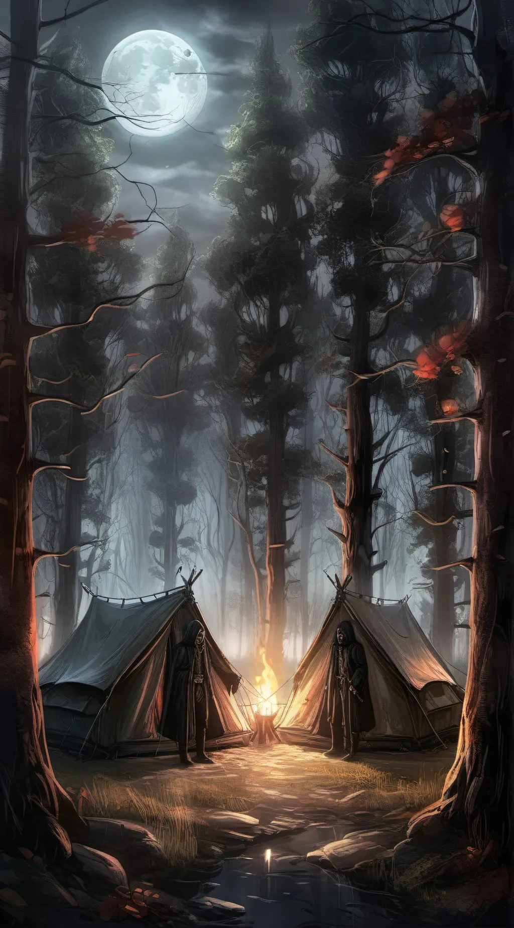 ai character: HB Camp(scary) background