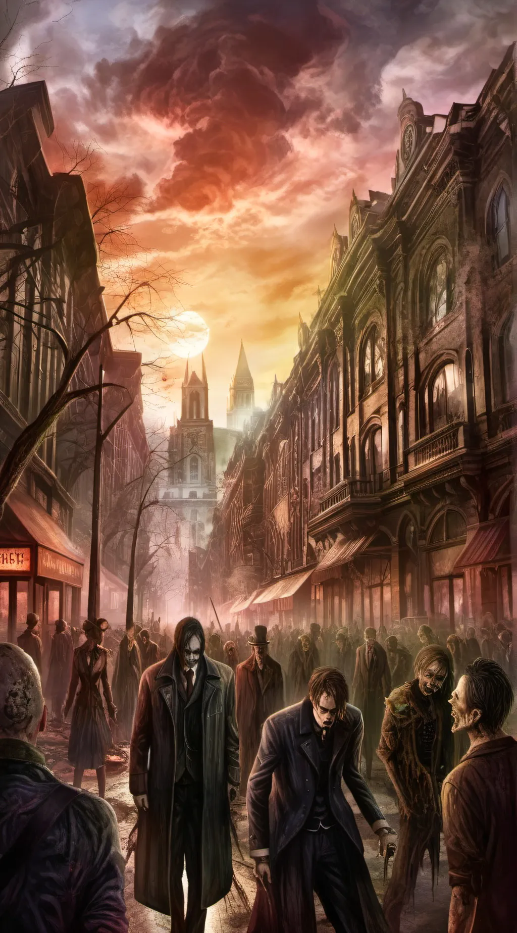 ai character: Mm2 apocalypse  background