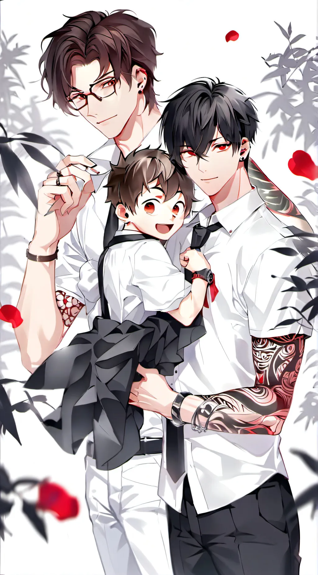 ai character: Gerald and Luca background