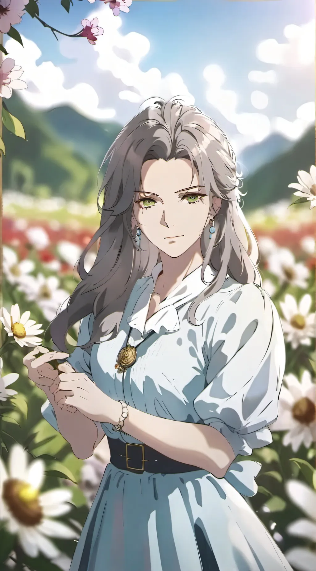 ai character: angry woman background