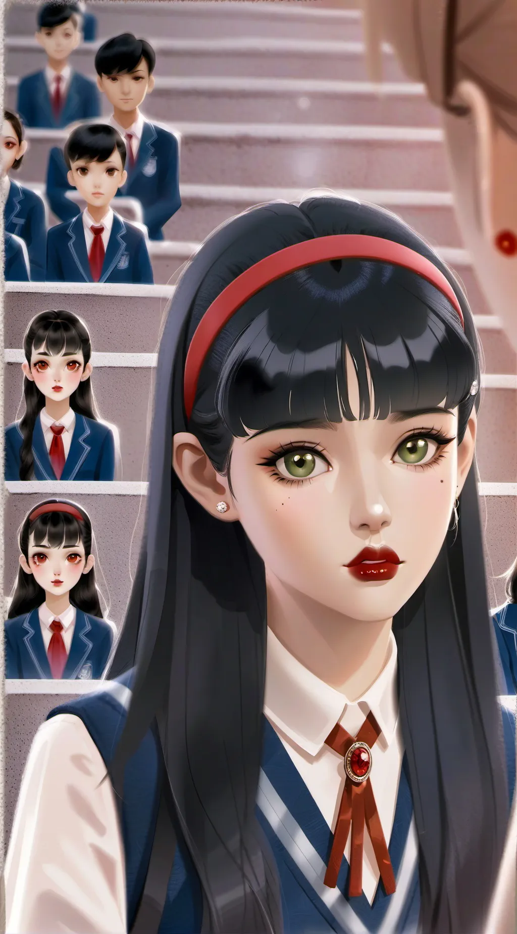 ai character: avery(you)  background