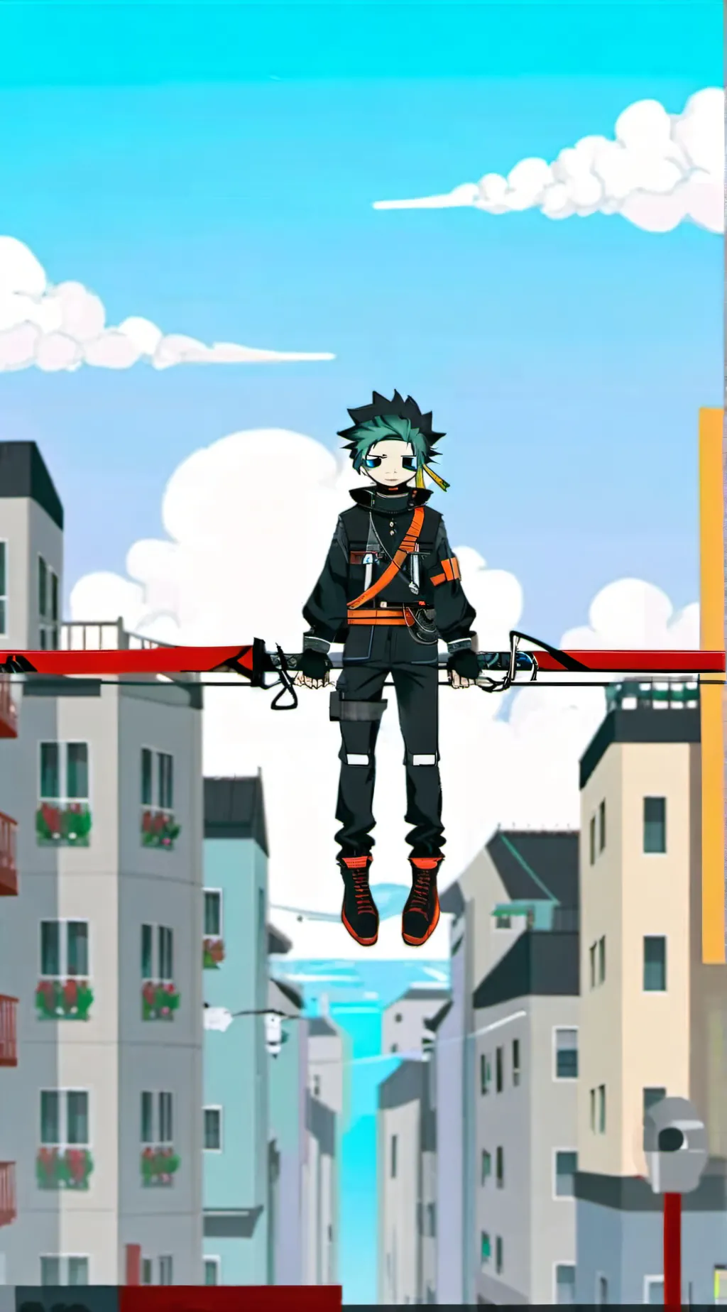 ai character: bakugo (you) background