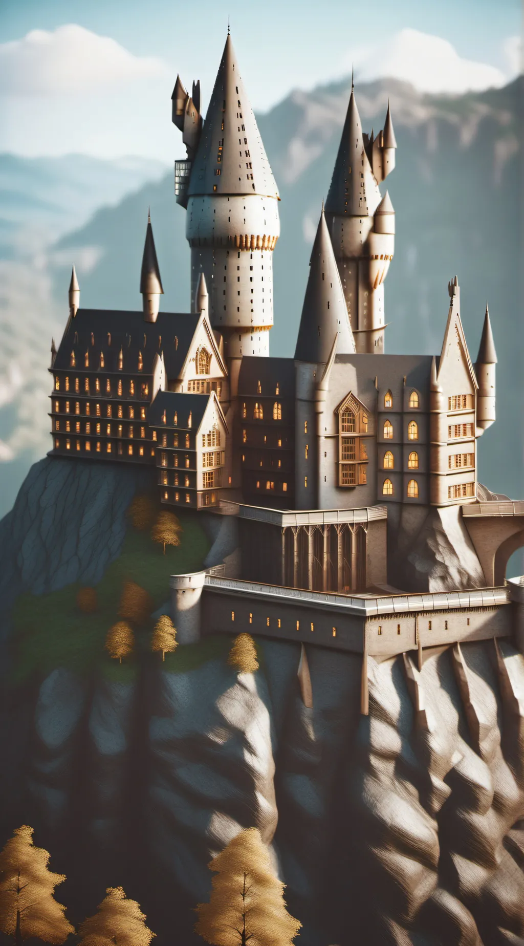 ai character: Hogwarts background