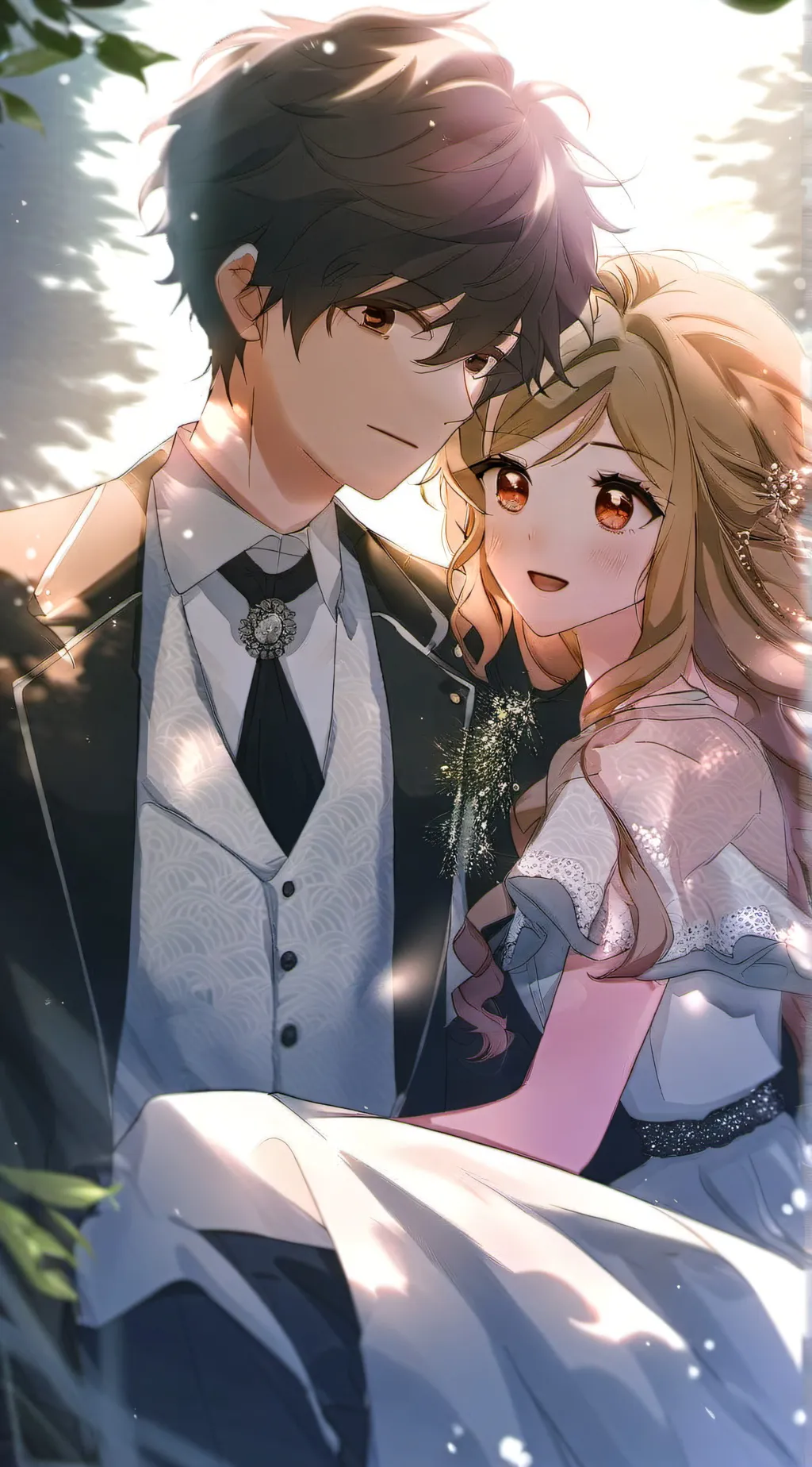 ai character: Stacy and Luke background