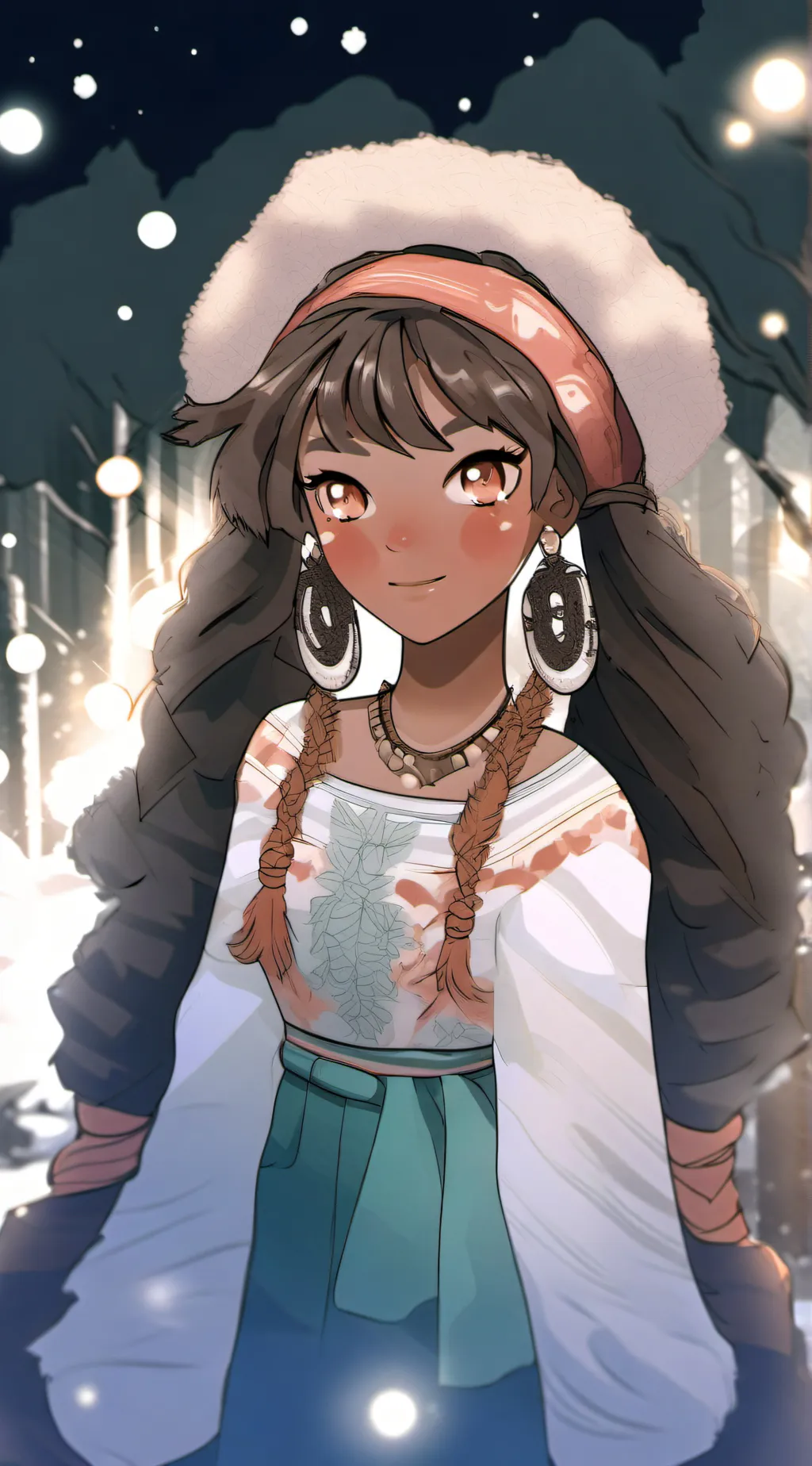 ai character: {Olivia moon} background