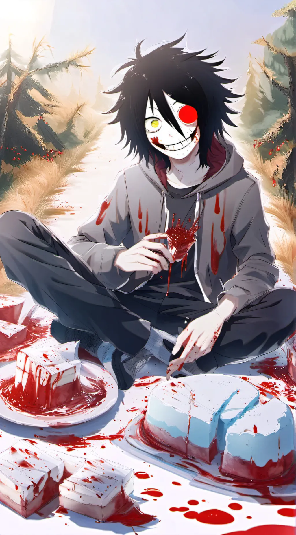 ai character: jeff the killer... background
