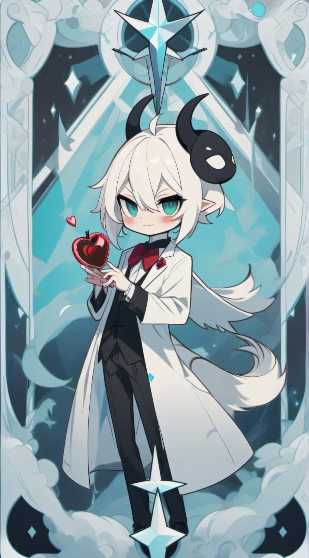 ai character: Radioapple  background