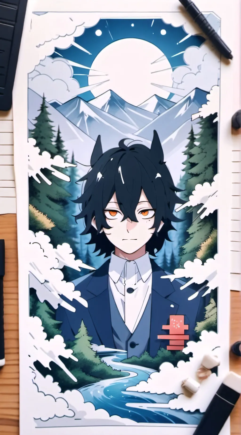 ai character: Kishu background