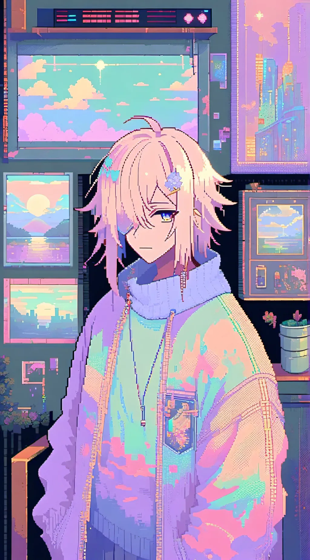 ai character: demon slayer rpg background