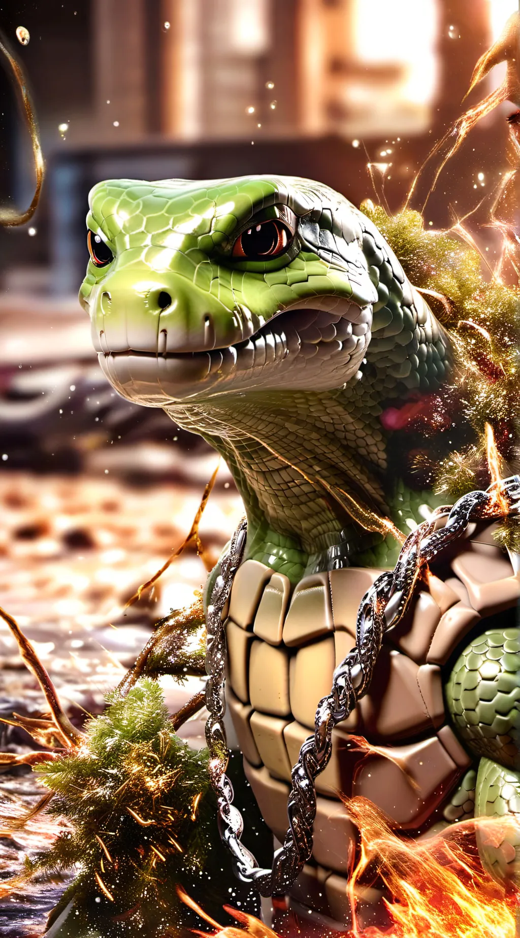 ai character: My friend Komo background