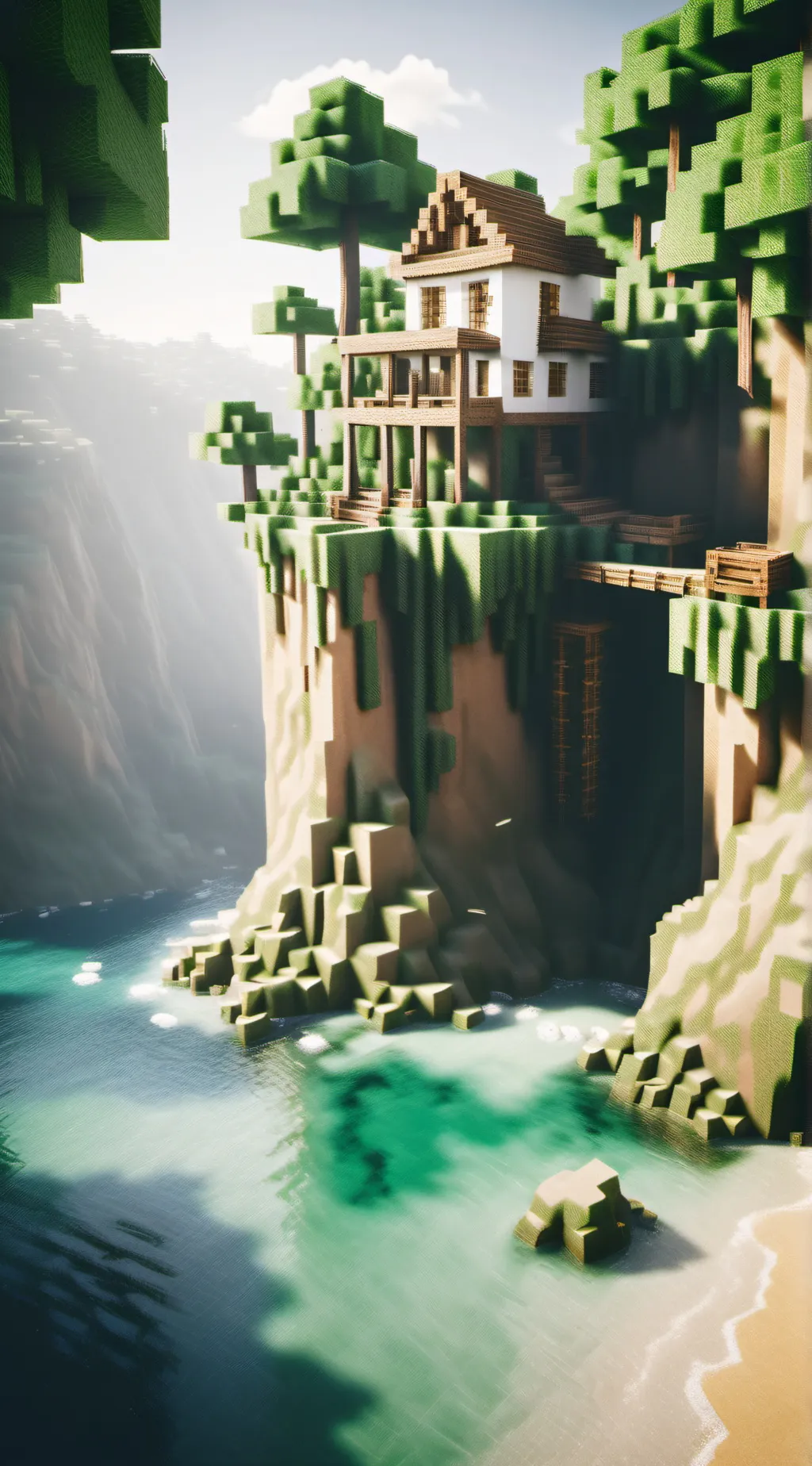 ai character: Minecraft  background