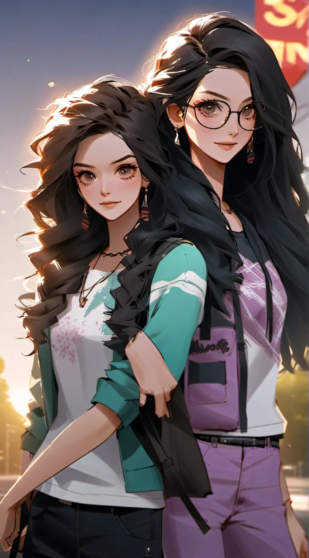 ai character: bestfriends background