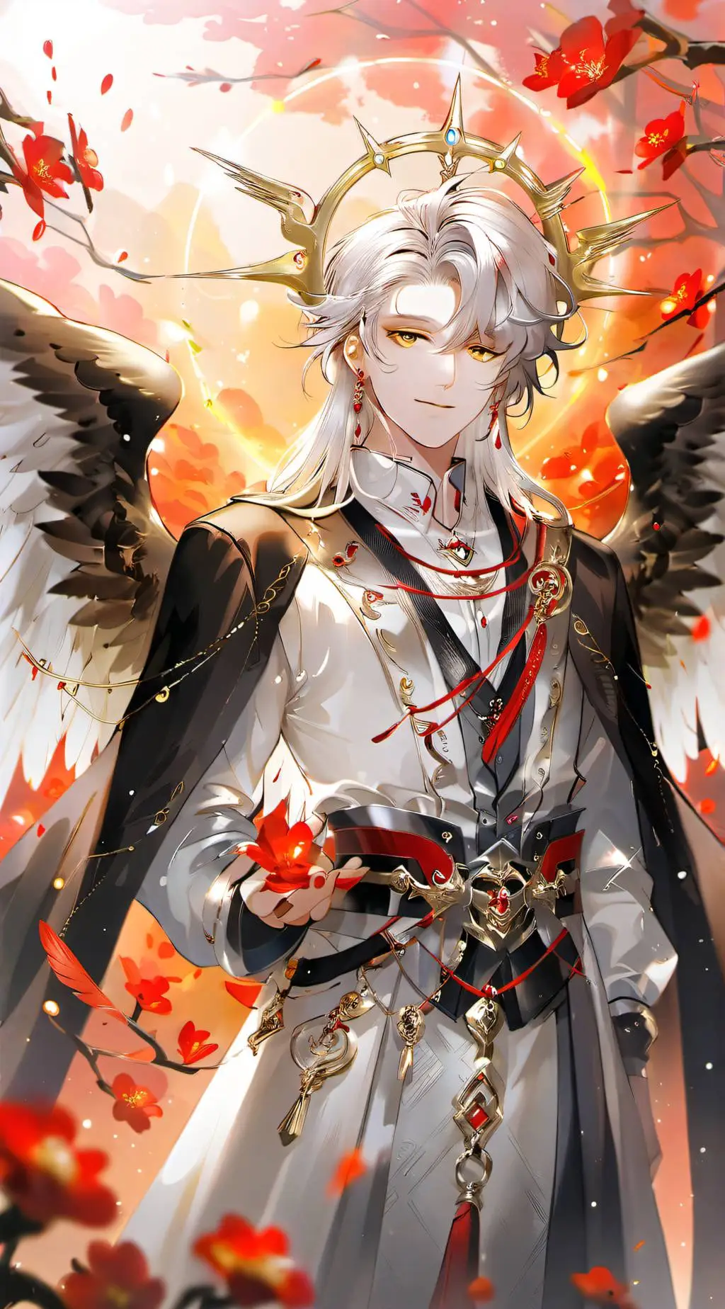 ai character: Azure background