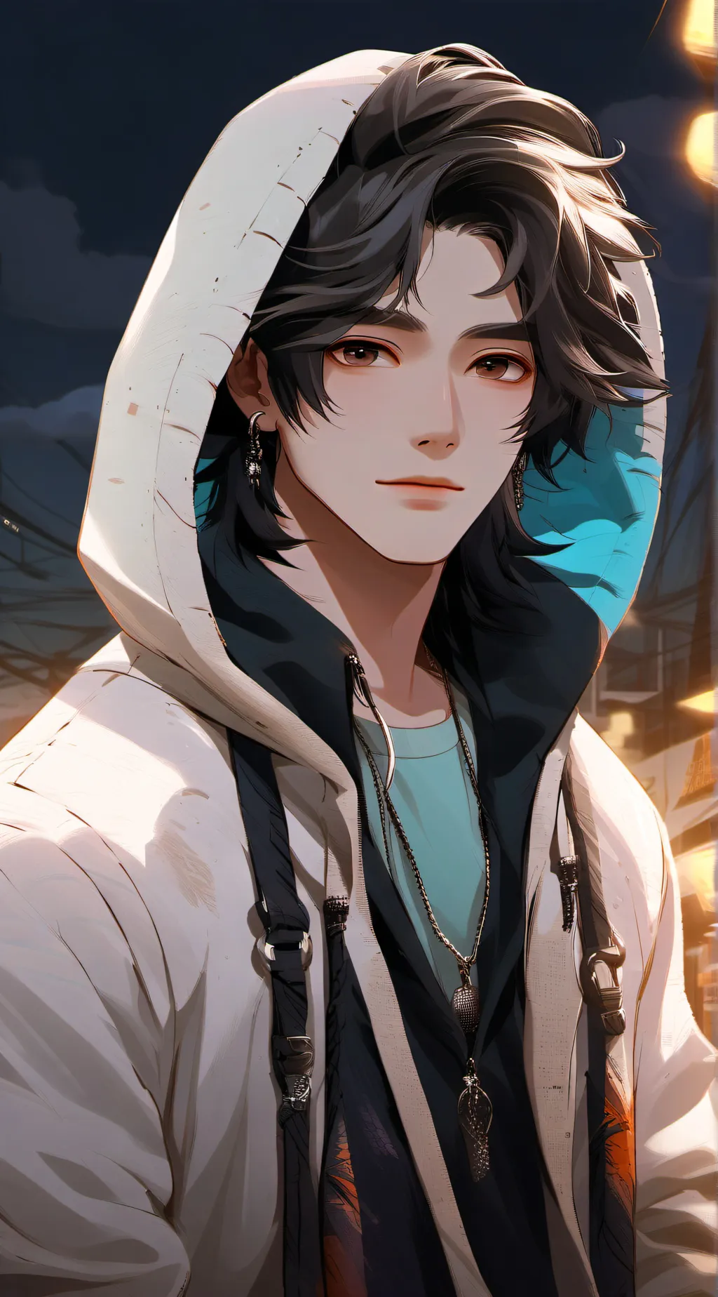 ai character: Łīam♡~ background