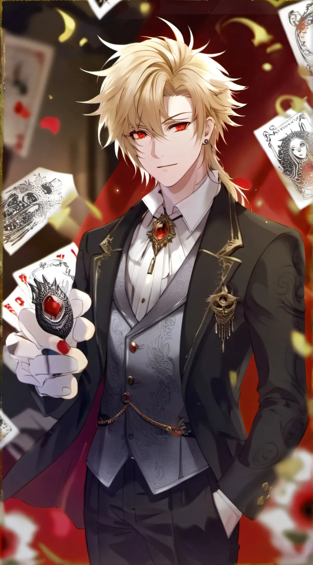 ai character: yandere bakugou background